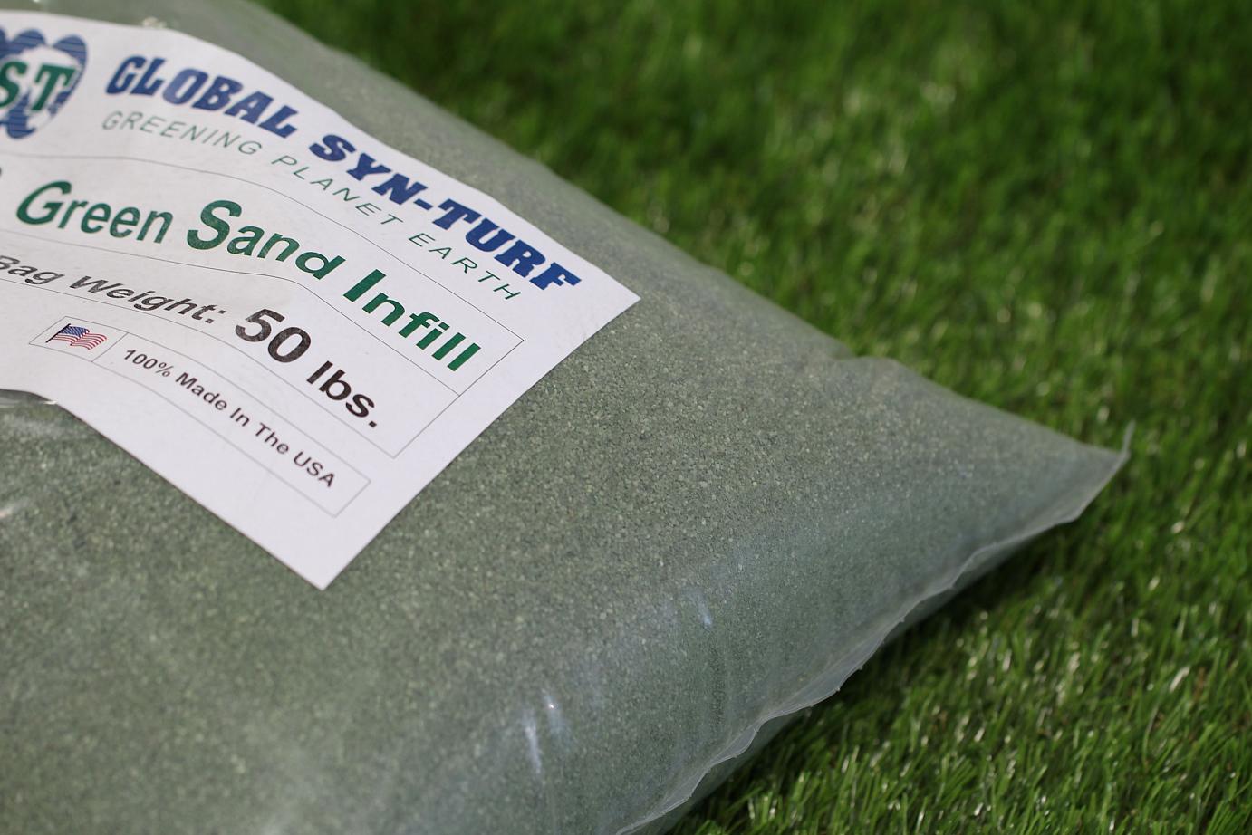 Green Sand Synthetic Grass Artificial Grass Tools Installation