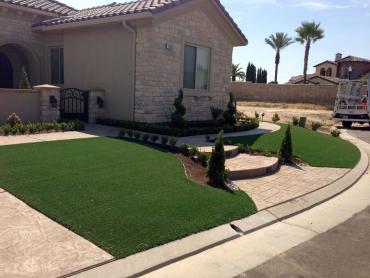 Artificial Grass Photos: Green Lawn Moreno Valley, California Gardeners, Front Yard Ideas