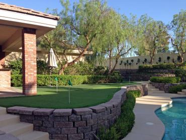 Artificial Grass Photos: Synthetic Grass Carrollton, Texas Paver Patio, Backyard Landscaping Ideas